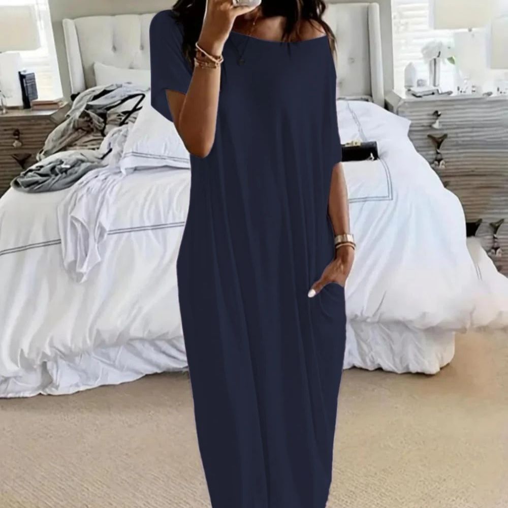 Oversized Off-Shoulder Dress