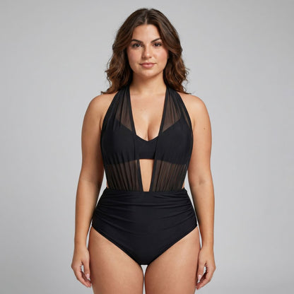 High Waist Tanning One Piece