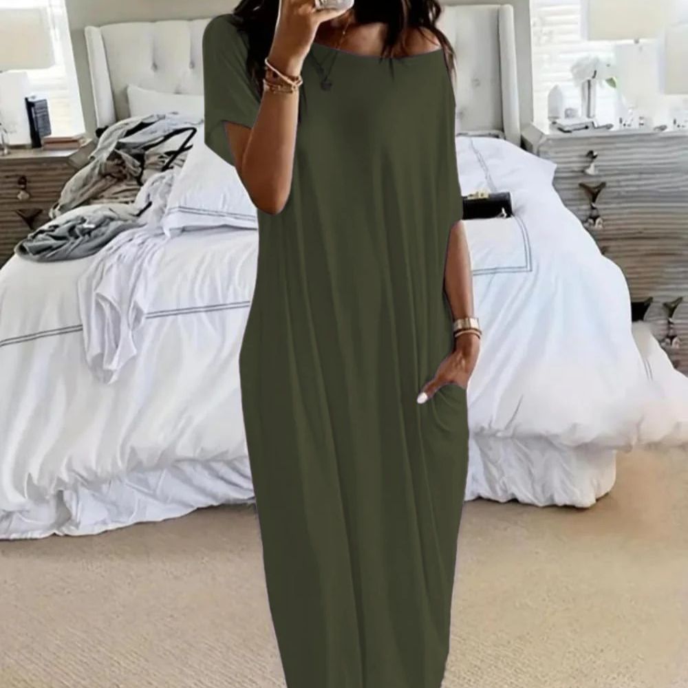 Oversized Off-Shoulder Dress