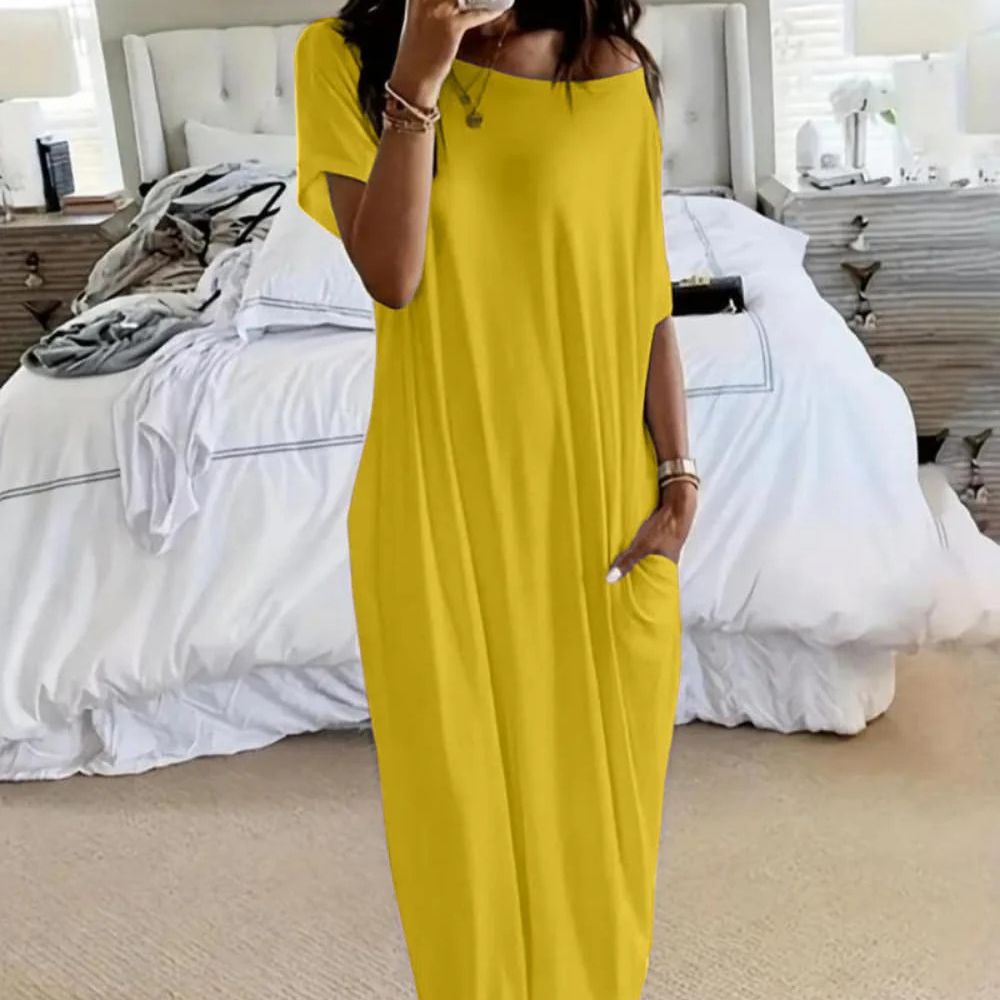 Oversized Off-Shoulder Dress