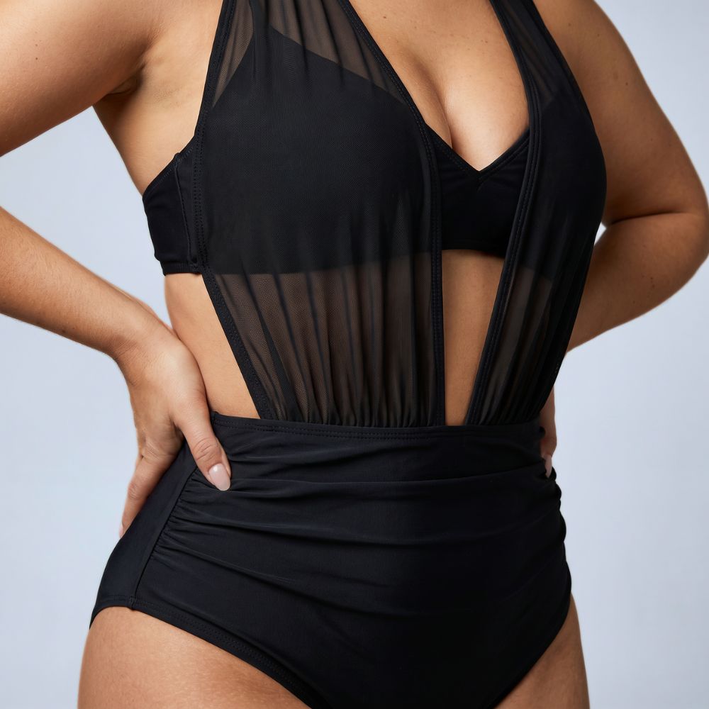 High Waist Tanning One Piece