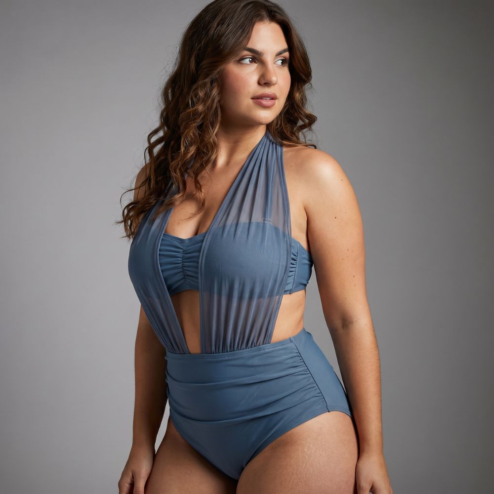 High Waist Tanning One Piece